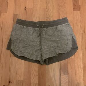 Athleta linen shorts